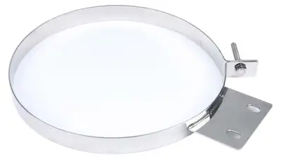 Pypes Performance exhaust Diesel Stack Exhaust Clamp 10 in Polished 304 Stainless Steel Pypes Exhaust