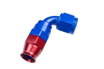 Redhorse Performance 10 an 90 Degree Ptfe Reusable Hose End Blue