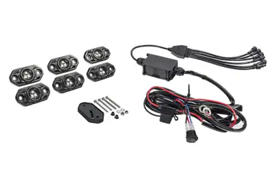 KC HiLiTES KC HiLiTES 339 KC C-Series RGB LED Multi-Use Flood 6-Light System Universal