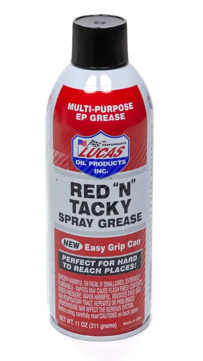 Lucas Oil Products Red n Tacky Grease 11oz Aerosol 11oz Case of 12