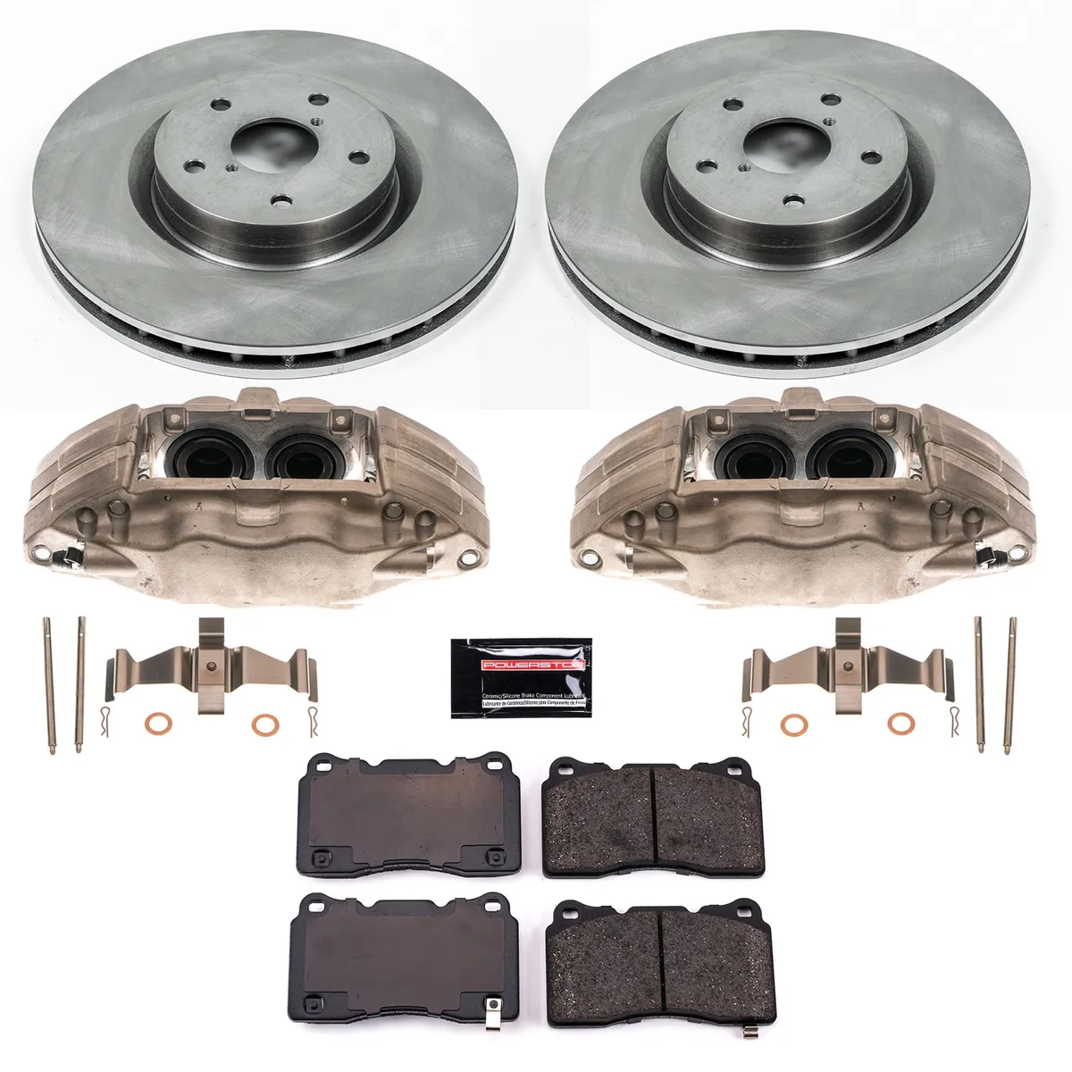 Z17 Direct Replacement Kit: Rotors; Ceramic Pads; Calipers product image