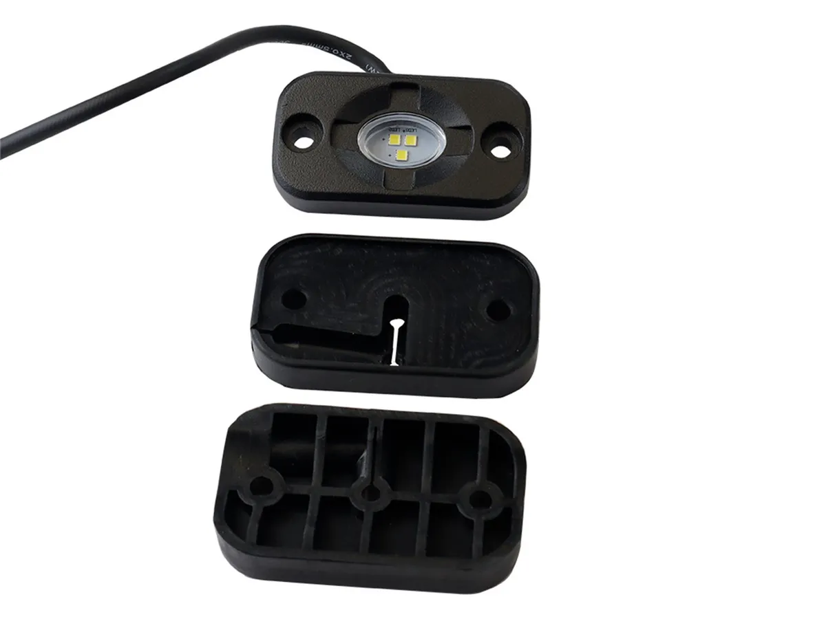 LED Rock Light; 4.5W; Black Plastic; product image