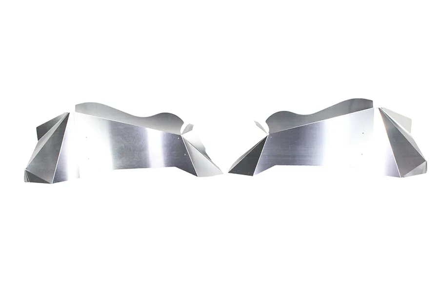 Fishbone Offroad FB33069 RAW Aluminum Front & Rear Inner Fenders FB33069 product image