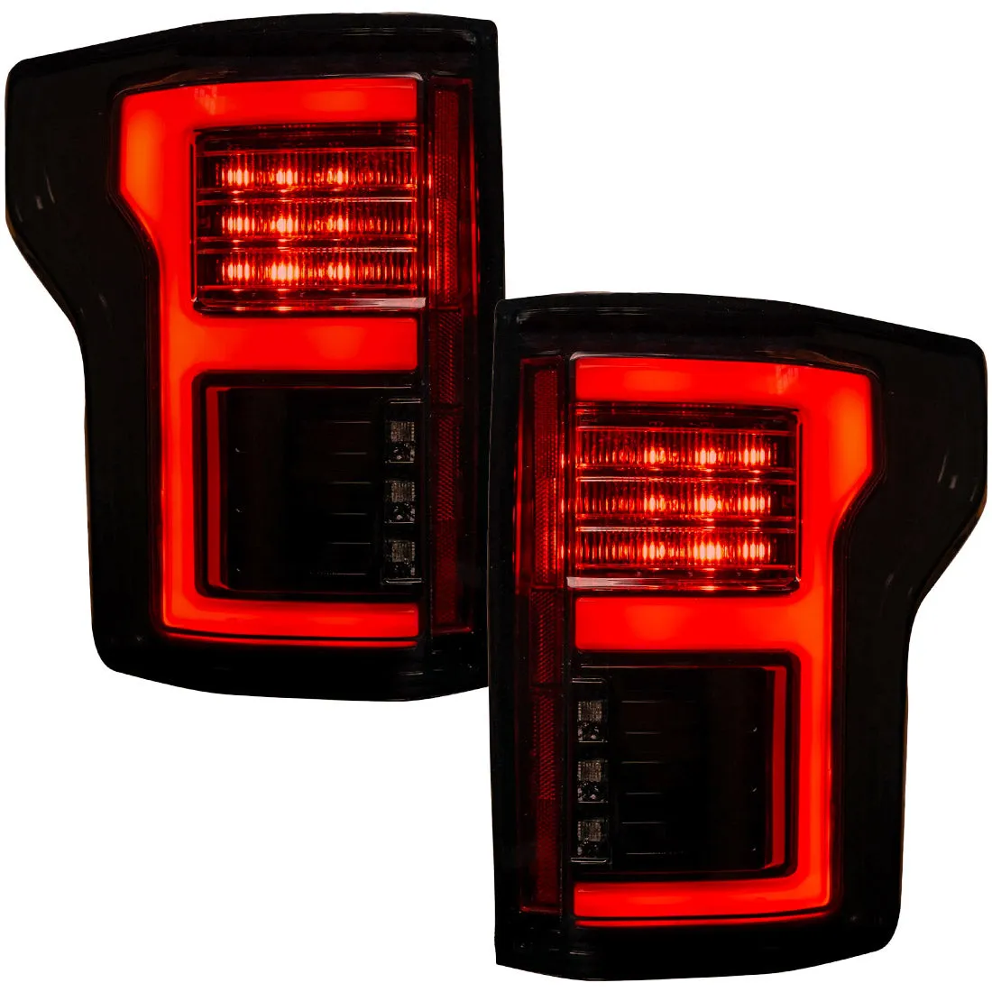 Ford F150 15-17 And Raptor 17-19 Replaces OEM LED Style Tail Lights w Blind Spot Warning System Oled Tail Lights - Cle product image