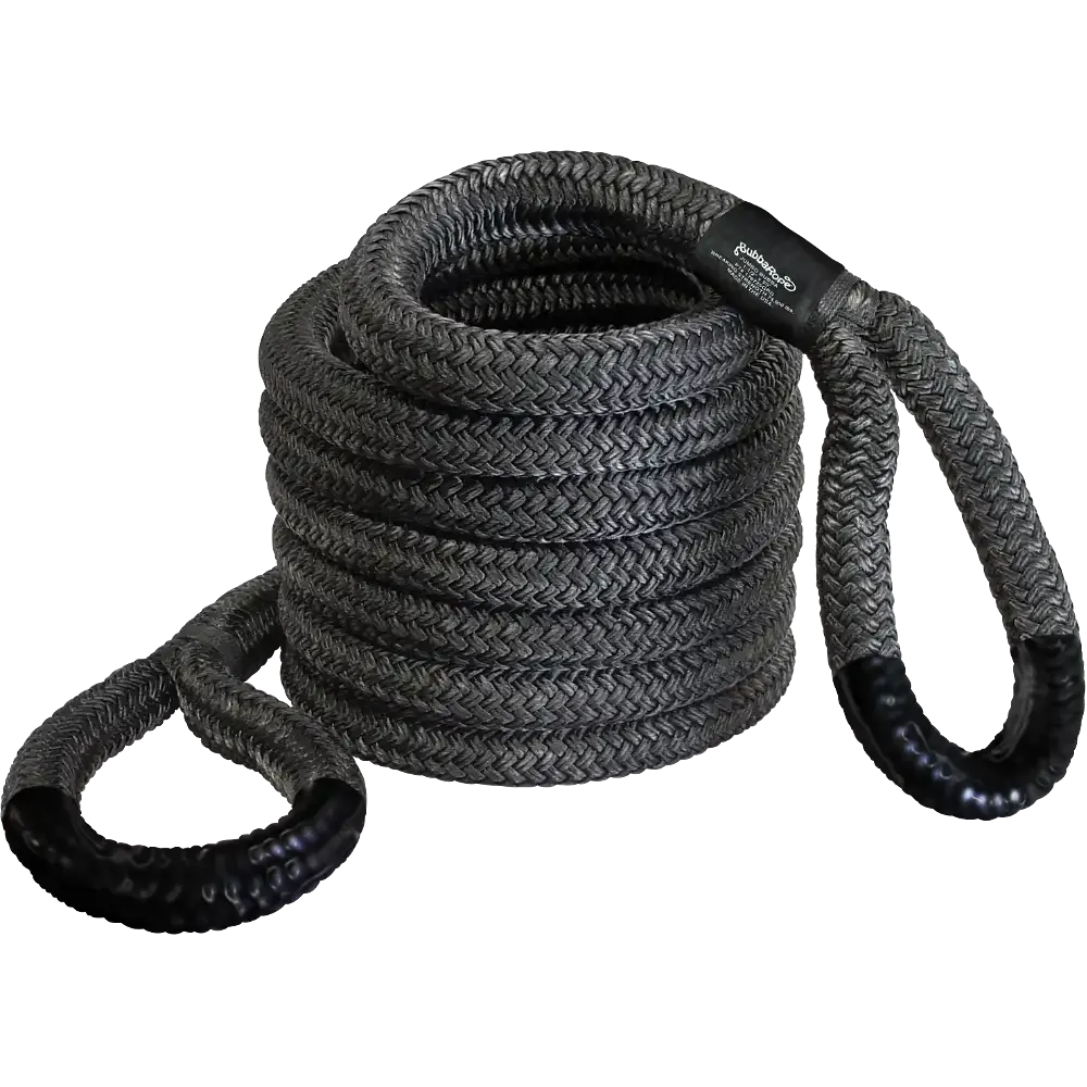 Bubba Rope 11/2in x 30ft Jumbo Bubba Rope Black Eyes Breaking Strength: 74000 Lbs.