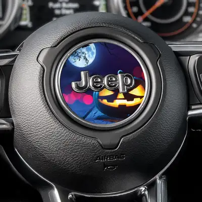 Under The Sun Inserts Jack-o-Lantern Steering Wheel Decal