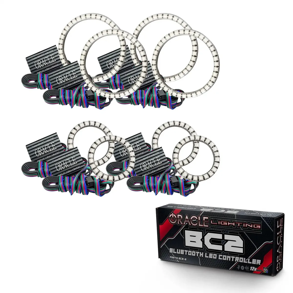 Oracle Lighting Vector Series Grill ColorSHIFT Halo LED Kit w/BC1 Controller - JT/JL/JK product image