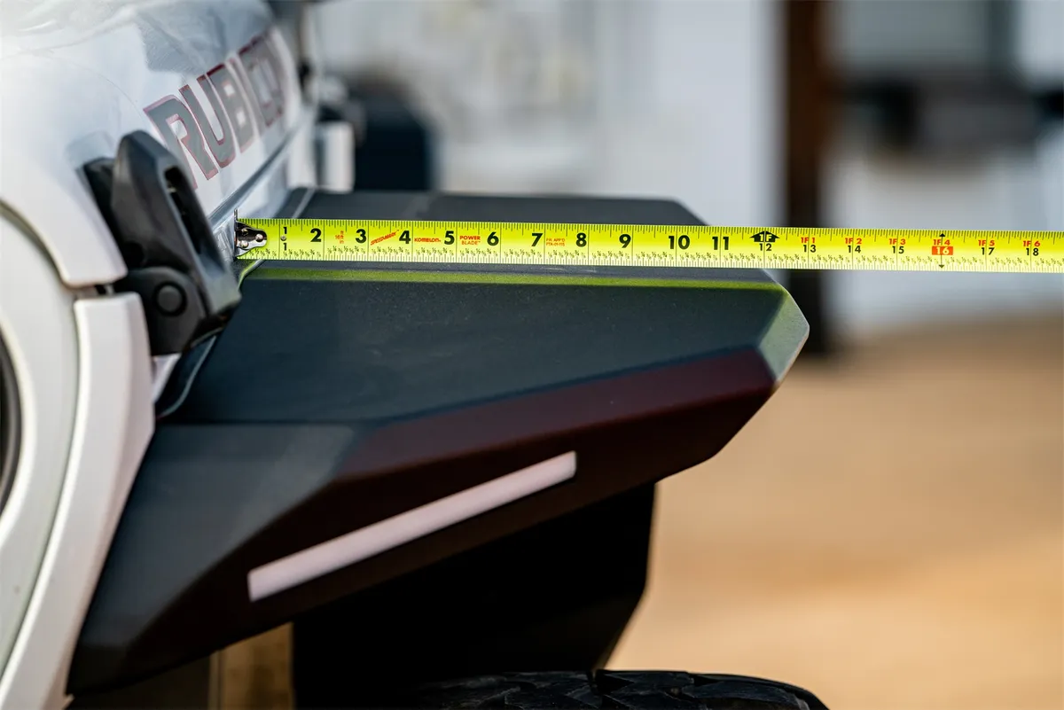 Stealth Fender Flare Body Armor; Front; Wide; w/Switchback LED DRL; Texture Black; product image