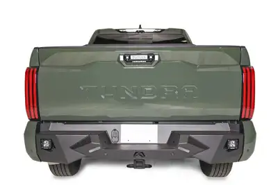 Fab Fours Vengeance Rear Bumper; 2 Stage Black Powder Coated;