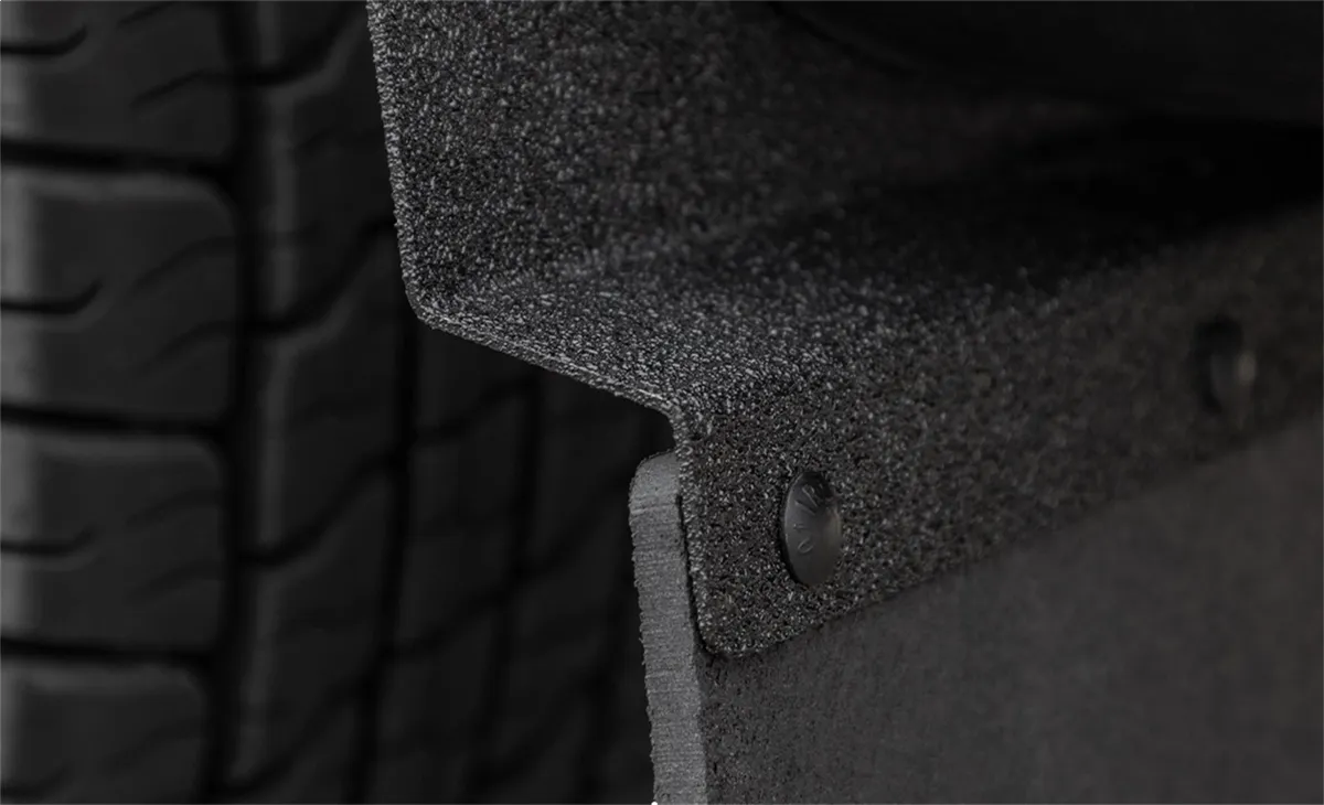 ROCKSTAR™ Mud Flap; Hybrid Splash Guard; For Use w/Pickups/SUVs; 24 in. Wide x 13 in. Long; Set Of Two; product image