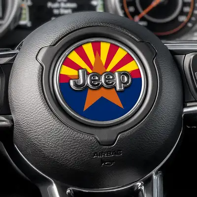 Under The Sun Inserts Arizona State Flag Steering Wheel Decal