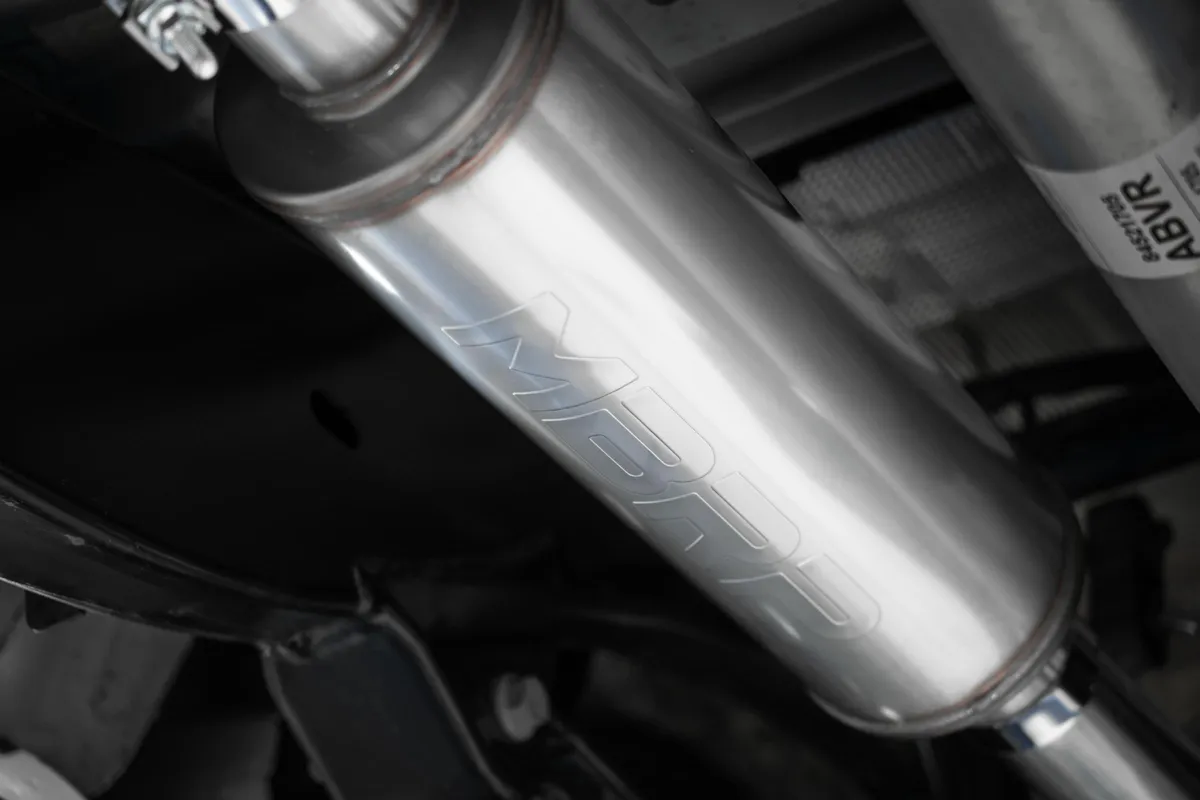 2023-Up Chevrolet/GMC Colorado/Canyon 2.7L Aluminized Steel 3 Inch Cat-Back Exhaust Single High Clearance Rear Exit Armor Lite MBRP product image