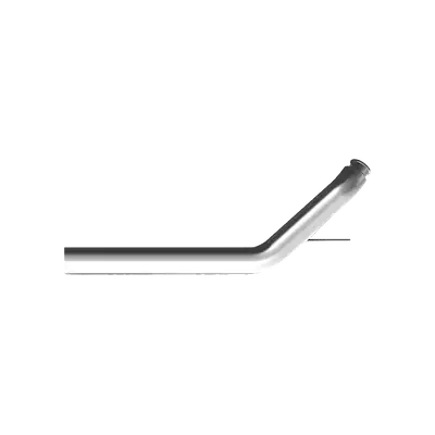 MBRP Exhaust Armor Lite Turbocharger Down Pipe; 4 in.; Aluminized; 4 in. Dual Wall Tip;