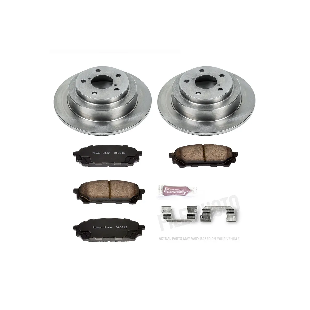 Autospecialty Brake Kit Rear 2005-2006 Saab 9-2x 2004-2008 Subaru Forester 2003-2004 Subaru Impreza o product image