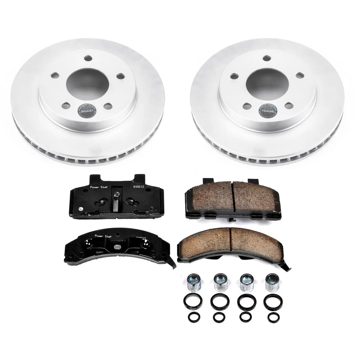 Z17 Geomet Coated Rotor Kit: Genuine Geomet Fully Coated Rotors; Ceramic Pads W/Hardware product image