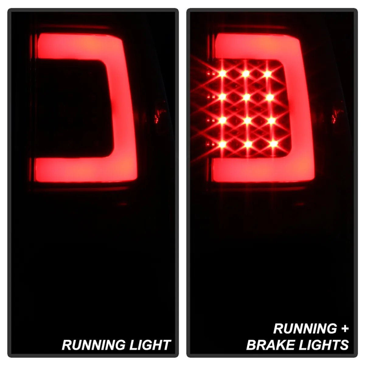 0713 Tundra Light Bar LED Tail Lightsblack product image