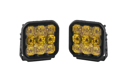 Diode Dynamics Diode Dynamics - SS5 LED Pod Sport Yellow Combo (pair)