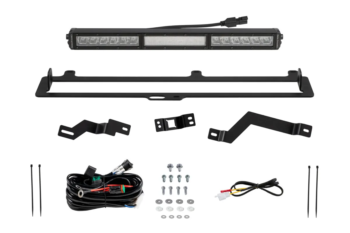 Diode Dynamics - TRD Pro Grille Light Bar Kit for 2022+ Toyota Tundra, White Combo product image