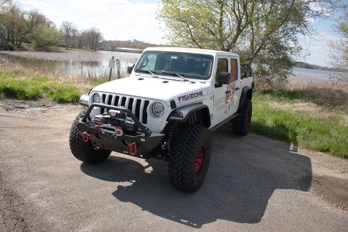Fishbone Offroad Front Steel Elite Fenders for 2018-Current Jeep Wrangler & 2020-Current Jeep Gladiator FB23454F product image