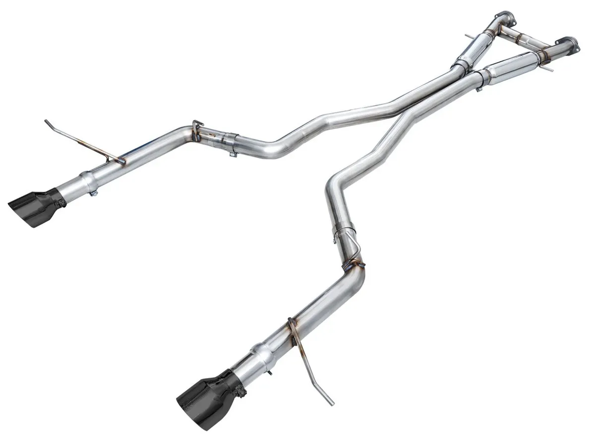 AWE Touring Edition Exhaust for Dodge Durango 6.4 / 6.2 SC - Chrome Silver Tips product image