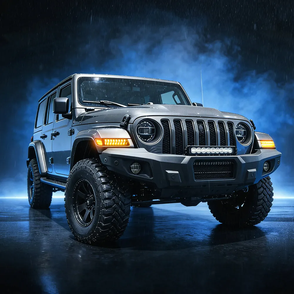 Jeep JL & Gladiator Fender Lights - Smoke DRL & Sequential Turn Signals product image
