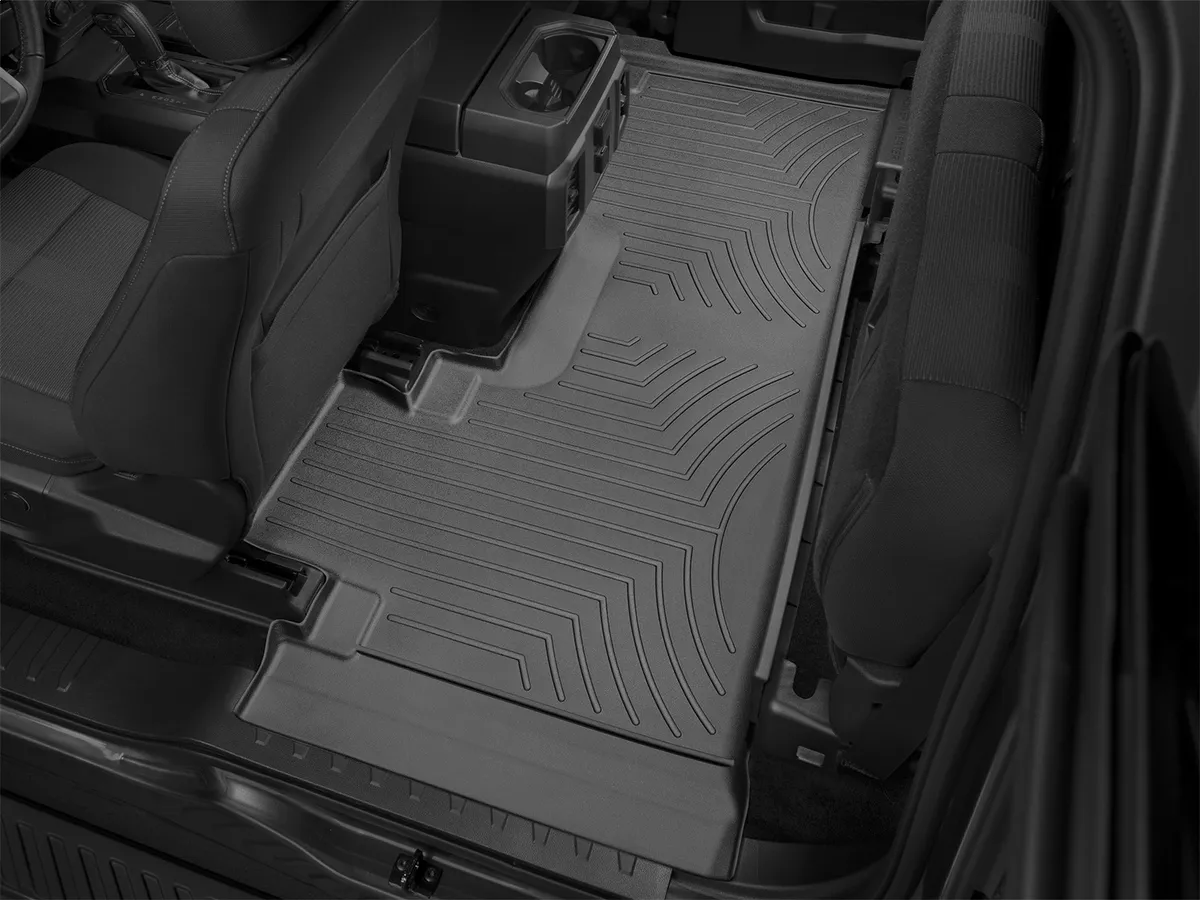 Black Rear FloorLiner Ford F-150 2015 + Supercab; fits vehicles with 1st row bucket seats product image