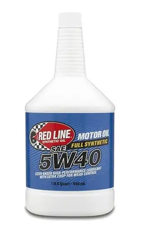Red Line Oil 5W40 Synthetic Motor Oil 1 Quart Red Line Oil