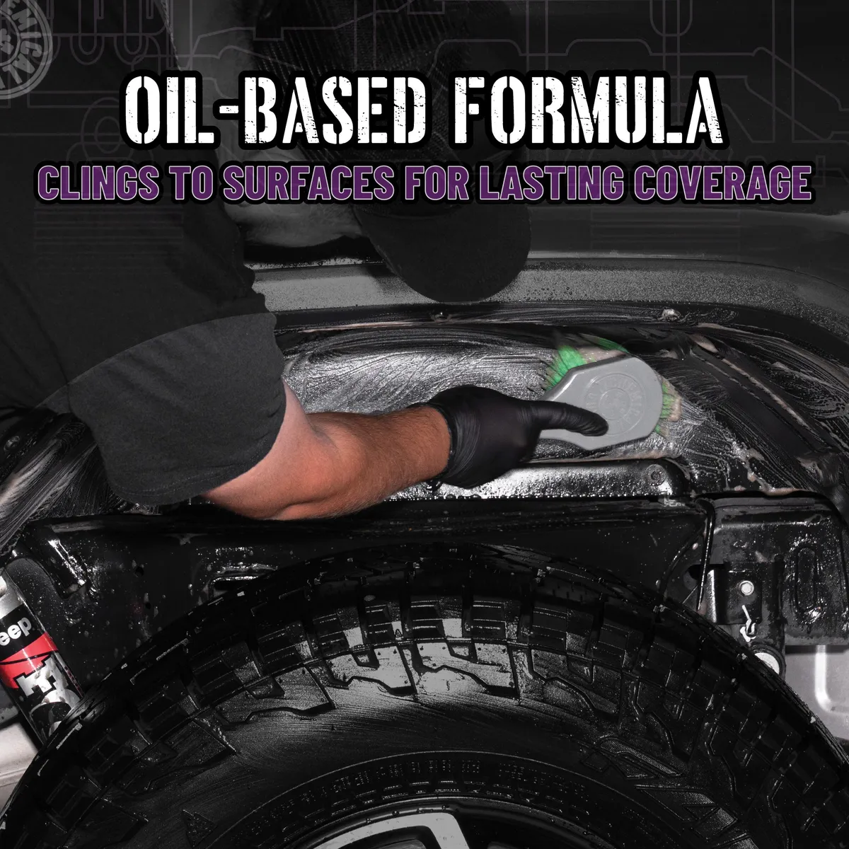 Bare Bones Undercarriage Spraydark Shine Trim/Fender/Wheel Wells And Tire Shine Spray (1 Gal ) product image