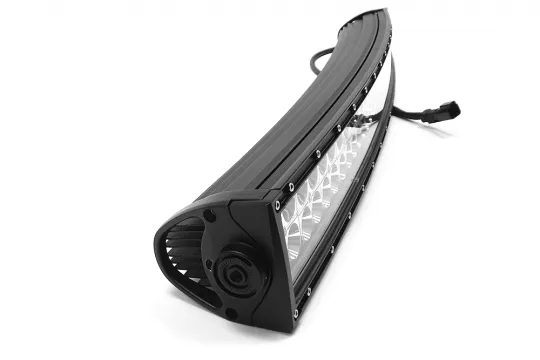 30.0 Inch LED Light Bar Double Row Curved Chrome Series Combo Flood/Beam 180W DT Harness 16,200 Lumens Southern Truck Lifts product image