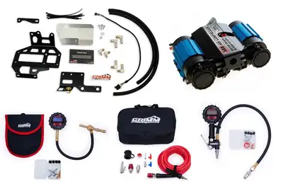 Grimm OffRoad Grimm Offroad Under Hood Compressor Mount w/ Compressor and Accessories Package - JT/JL