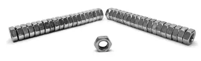 Steinjager Nuts Bulk Jam 3/4-16 RH 40 Pack Grade 2 Plated Zinc Yellow