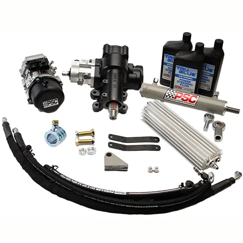 PSC Motor Sports PSC Cylinder Assist EHPS Steering Kit for 18-2024 Jeep Wrangler 392 with 6.75 Axle Stroke and 1-12 Tie Rod Clamp