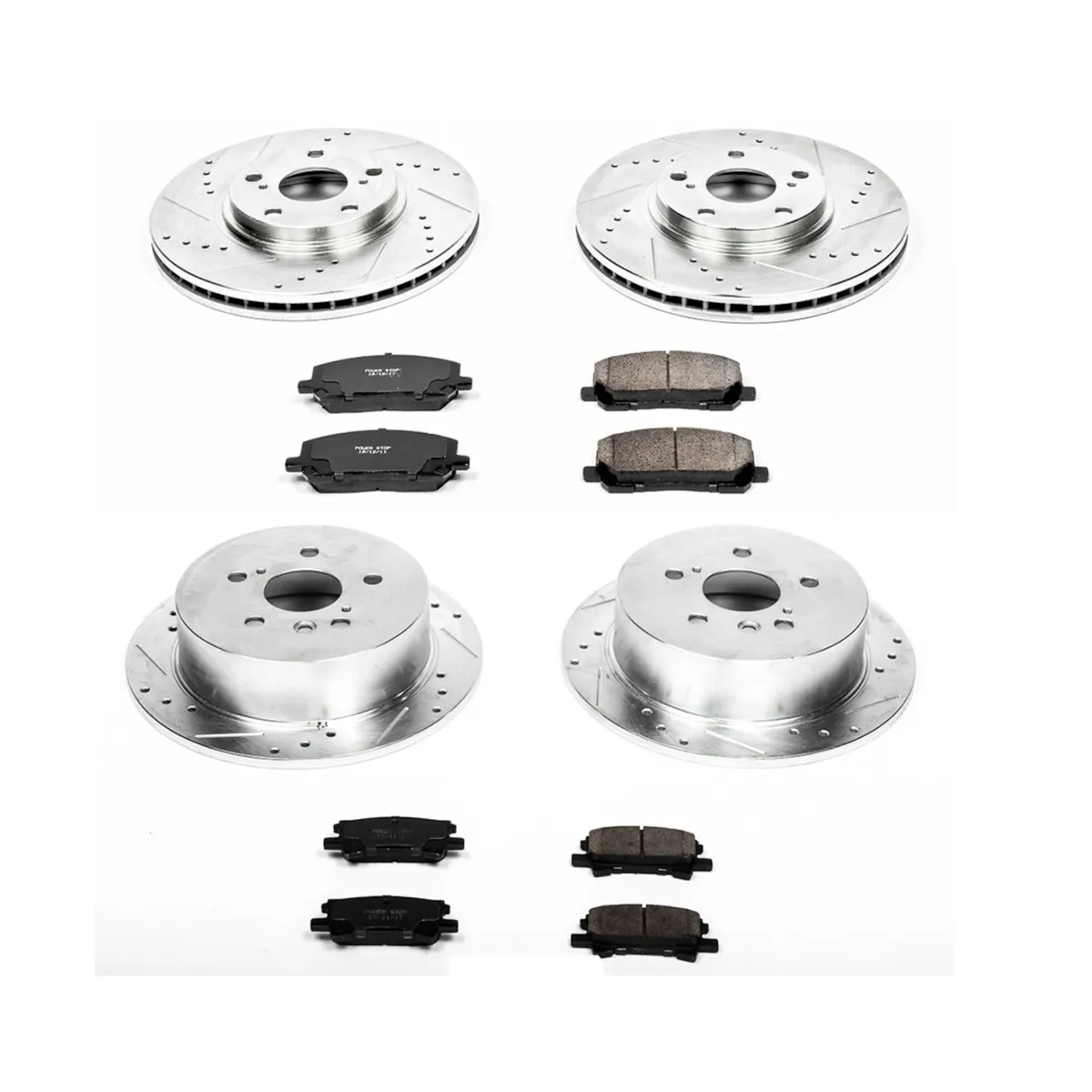 Z23 Evolution Sport Upgrade Kit: Drilled/Slotted Rotors; Carbon-Fiber Ceramic Pads W/Hardware product image