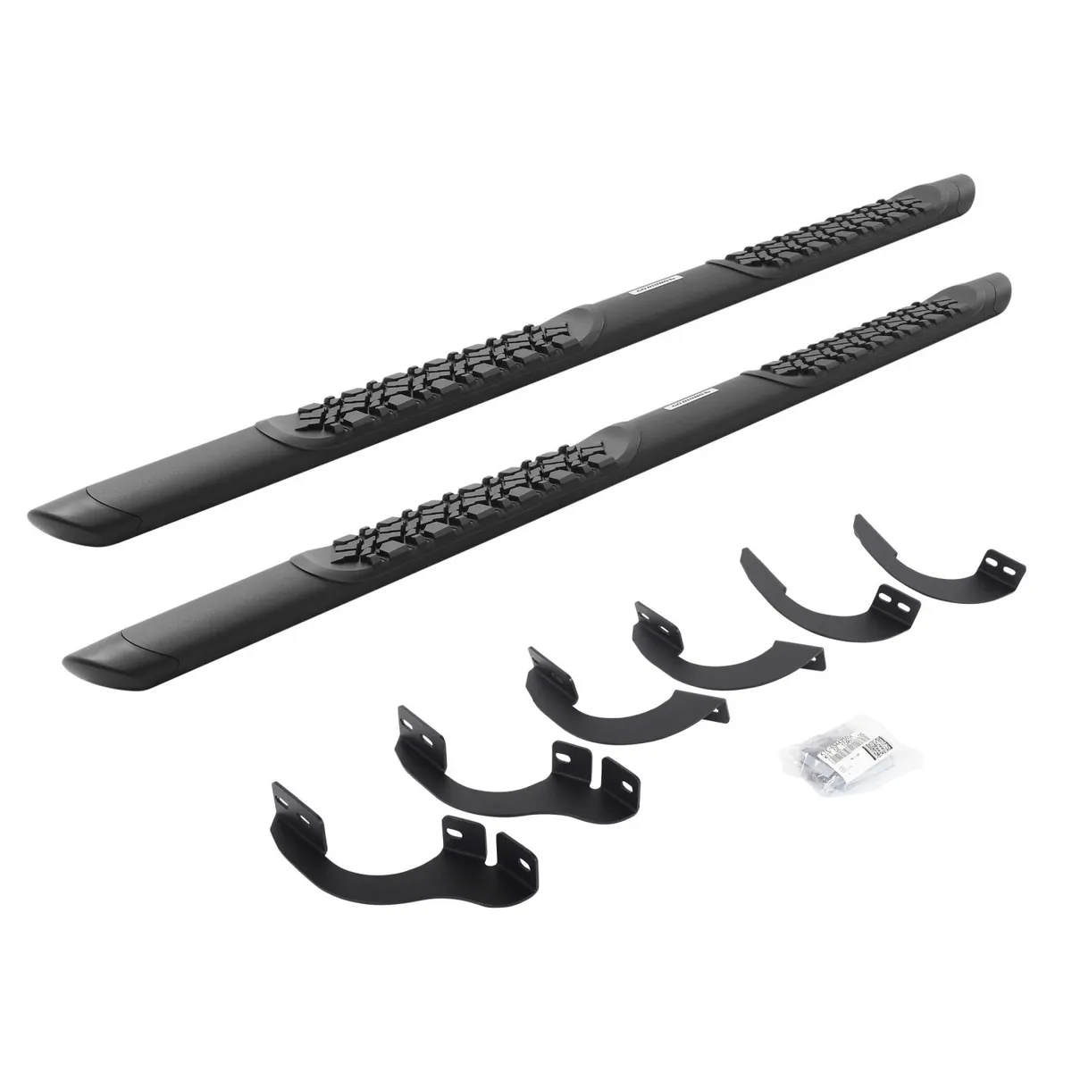 Go Rhino V3442568T - V3 Series Aluminum Side Steps with Mounting Brackets - Textured Black product image