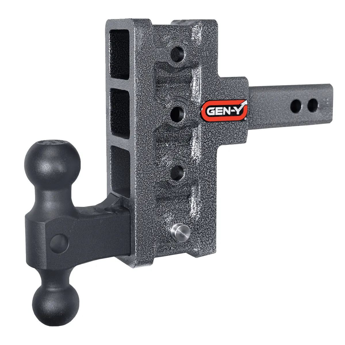 GEN-Y Hitch Mega-Duty 10in Drop Hitch w/ Dual-Ball Mount and Pintle Lock product image