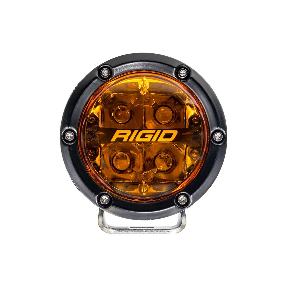 360-Series LED Off-Road Light; 4 in.; Spot Beam; w/Amber Pro Lens; Pair; product image