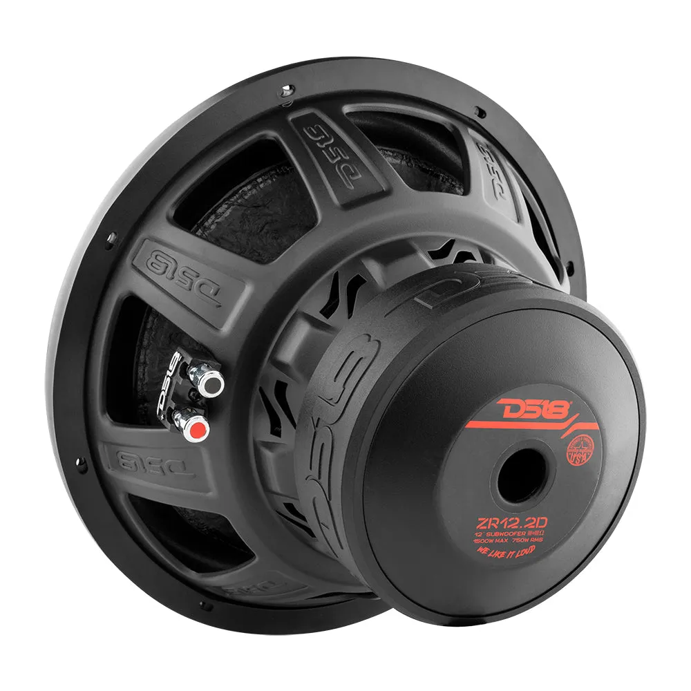 ZR 12" Subwoofer 750 Watts Rms DVC 2-Ohm product image