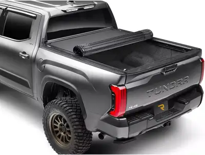 RealTruck BAK 0721 Tundra W/O Deck Rail 6.7ft Bed W/O OE Track System Revolver X4s Tonneau W/Tslot Rails