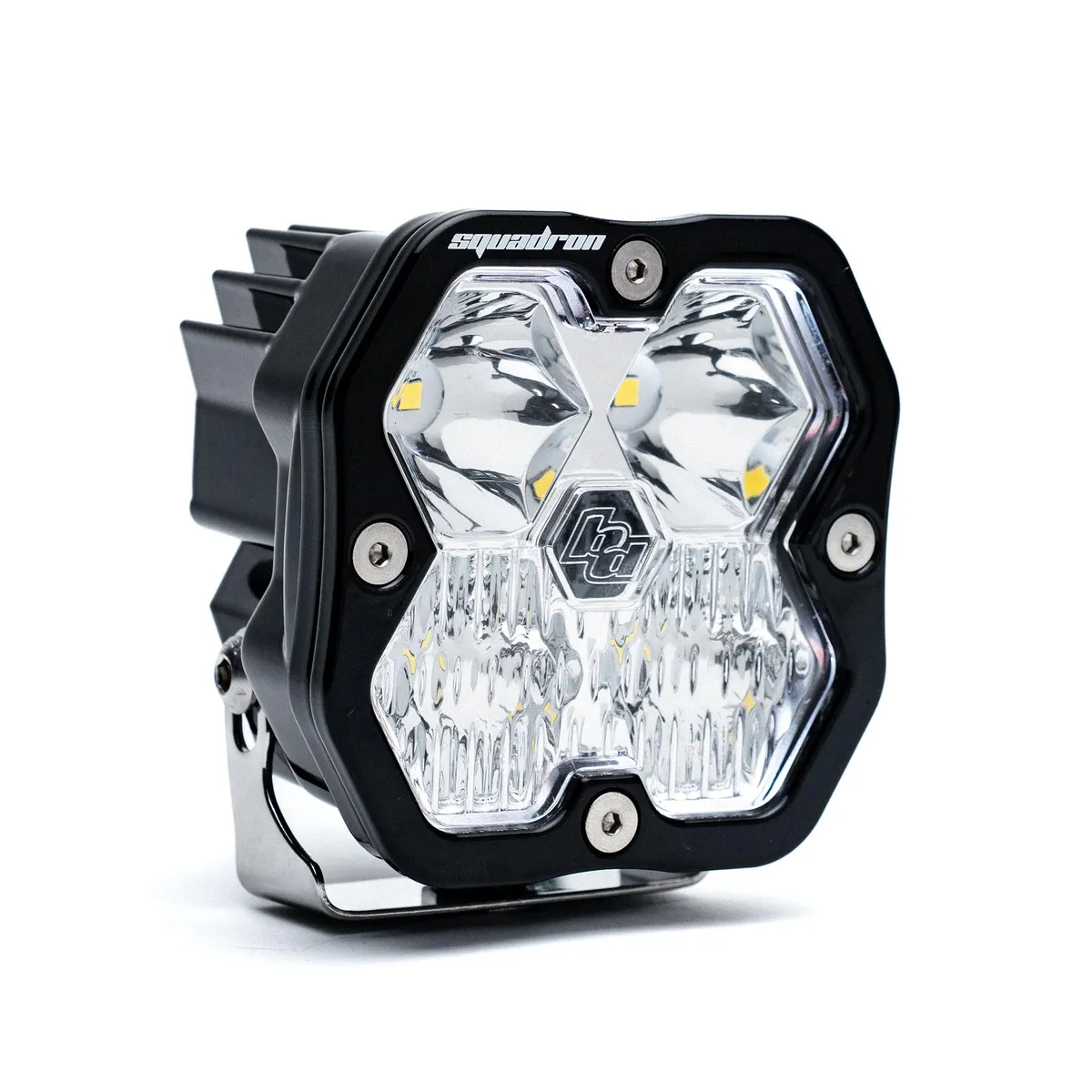 Squadron 2.0 Sport Black LED Auxiliary Light Pod Universal Clear Driving/Combo Baja Designs product image