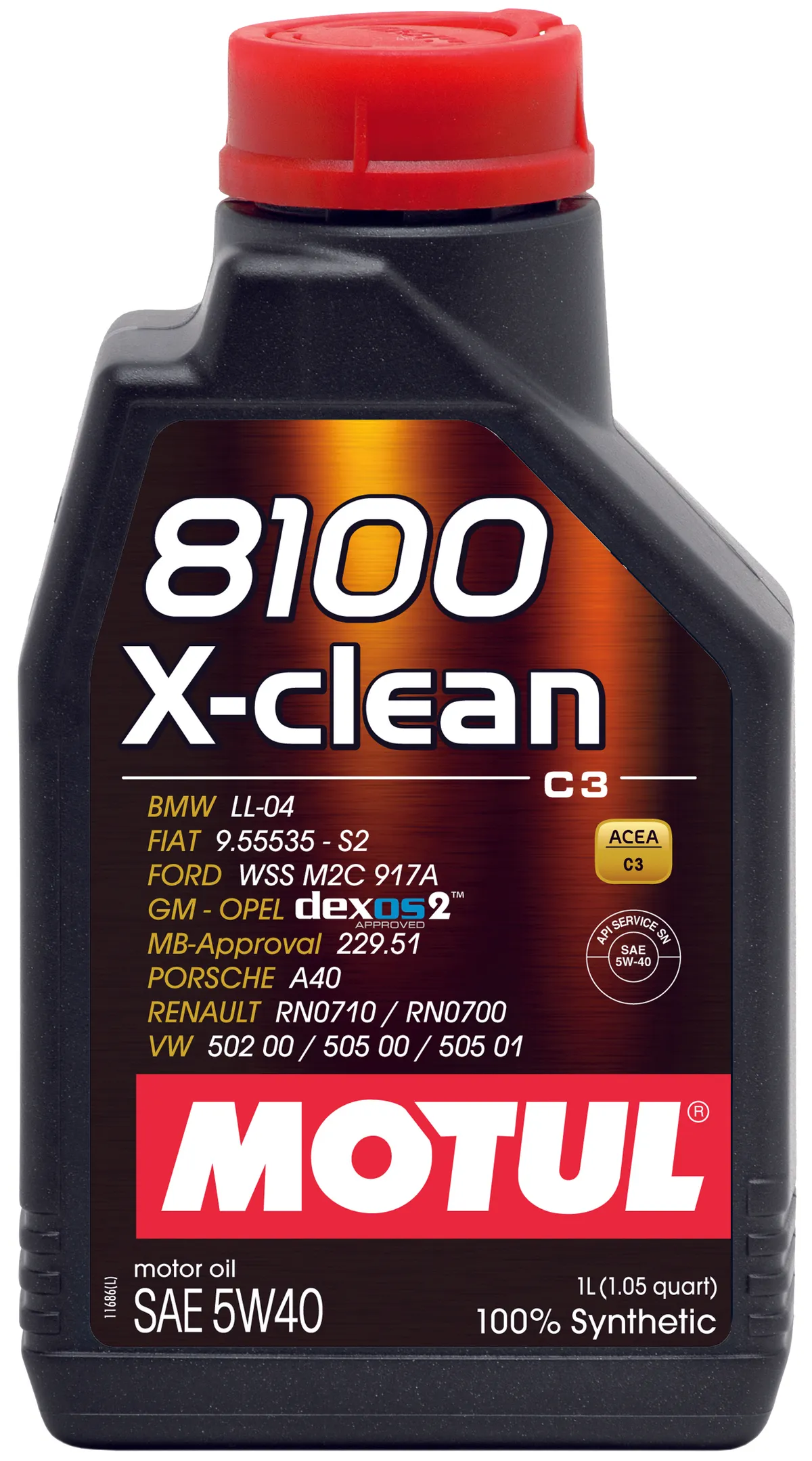 Motul Motor Oil SAE 5W/40 100% Synthetic - 1L product image