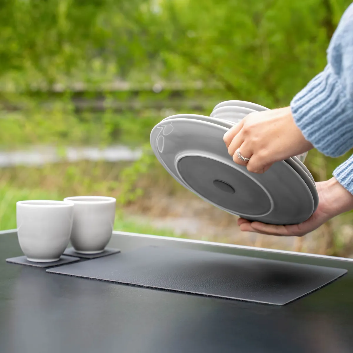 Magnetic porcelain tableware set ASH product image