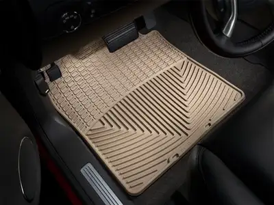 Weathertech 2007 + Cadillac Escalade Tan Front Rubber Mats / 2007 + Chevrolet Silverado Standard Cab Tan Front Rubber Mats / 2007 + Chevrolet Silverado Extended Cab Tan Front Rubber Mats
