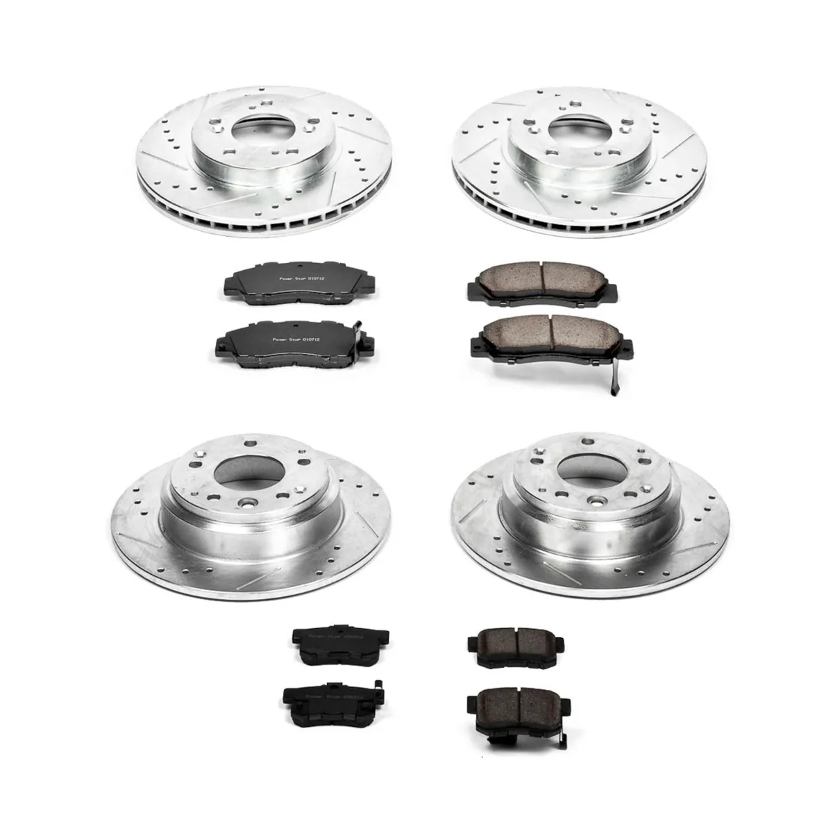 Z23 Evolution Sport Upgrade Kit: Drilled/Slotted Rotors; Carbon-Fiber Ceramic Pads W/Hardware product image