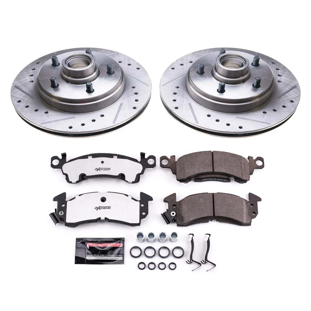 Z26 Street Warrior Upgrade Kit: Drilled/Slotted Rotors; Carbon-Fiber Ceramic Pads W/Hardware product image