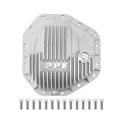 Pacific Performance Engineering 17-22 Ford SuperDuty DANA M275 Heavy-Duty Cast-Aluminum Rear Differential Cover Brushed Pacific Performance Engineering