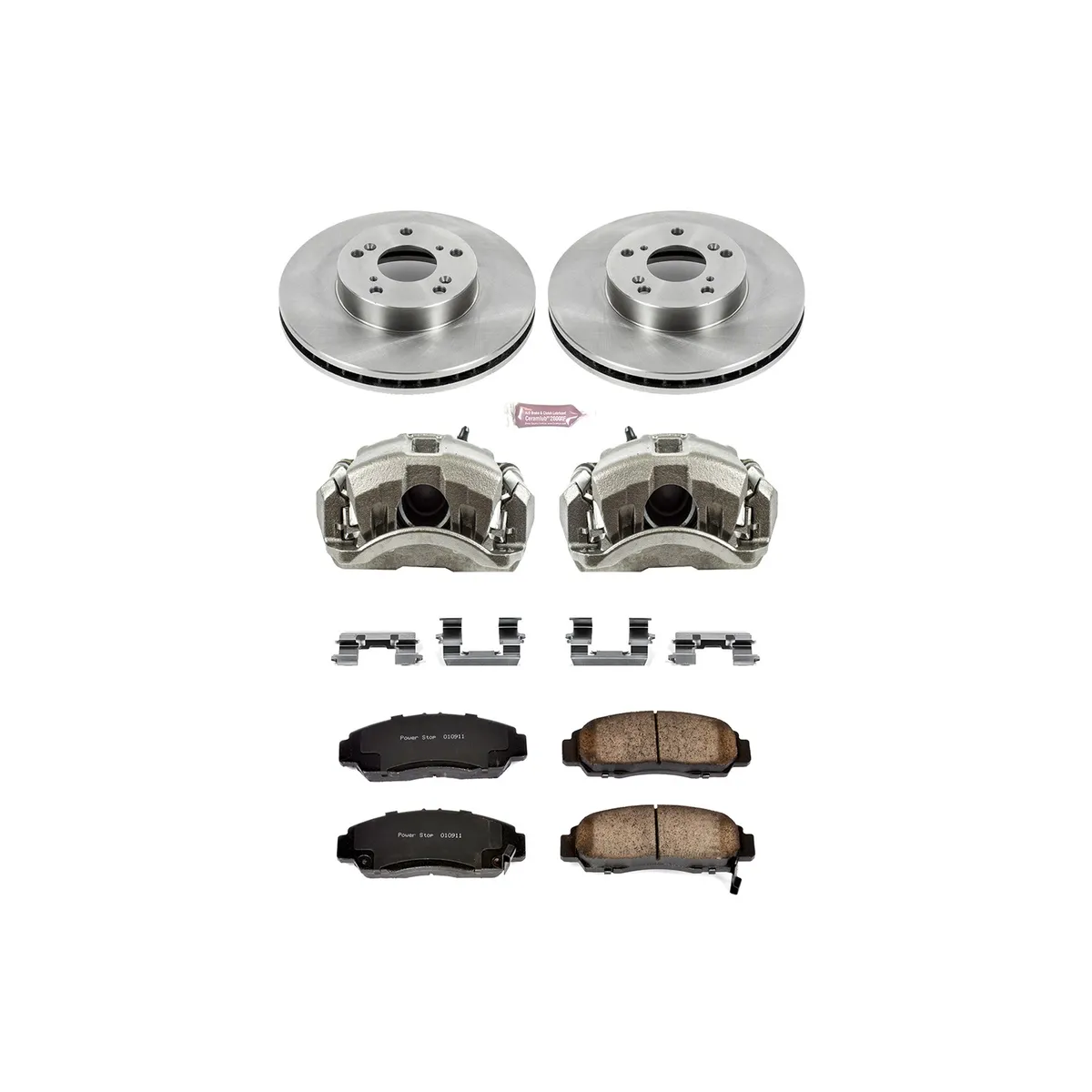 Z17 Direct Replacement Kit: Rotors; Ceramic Pads; Calipers product image