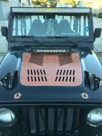 GateKeeper Off-Road Diamond Series Hood Vent for Jeep TJ Wrangler