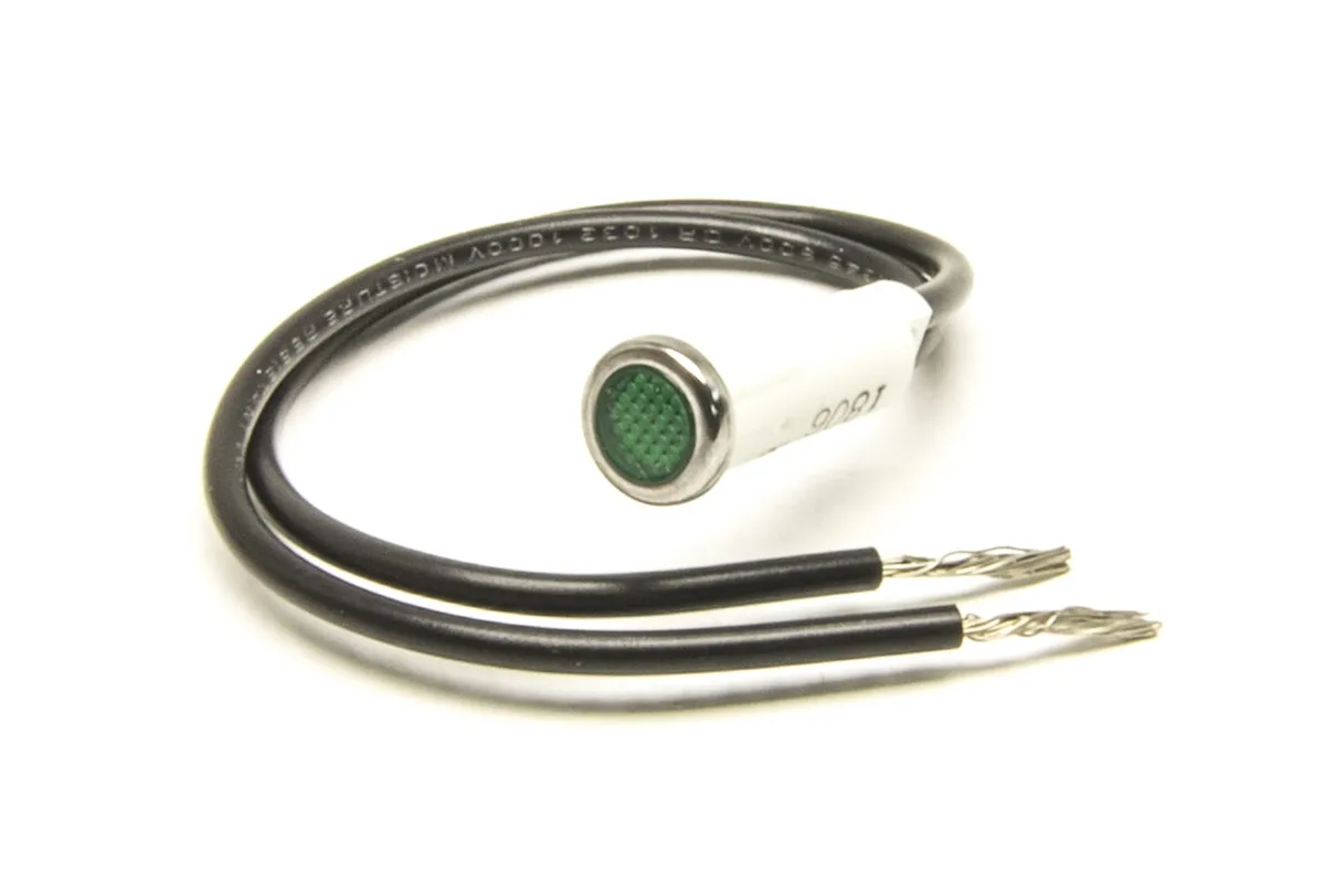 LED Dash Indicator Light; 5/16 in.; Green; product image