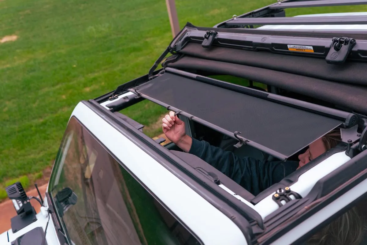 Bestop The SunScreen Retractable Sunshade - Mesh (Sunrider for Hardtop) - JT/JL product image