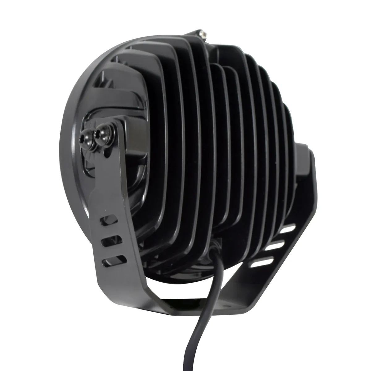 go Rhino 750800711drs Blackout Series - Maxround 7 LED Driving Light With Daytime Running Lights product image